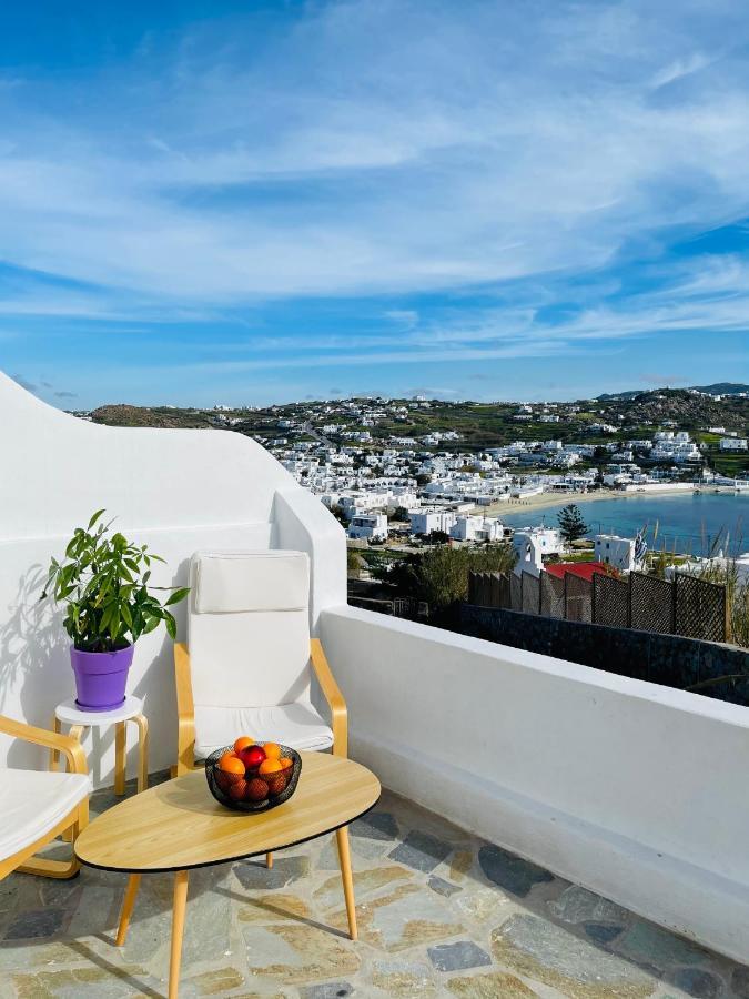 Vila Modern Cycladic Sea View House Ornos  Exteriér fotografie