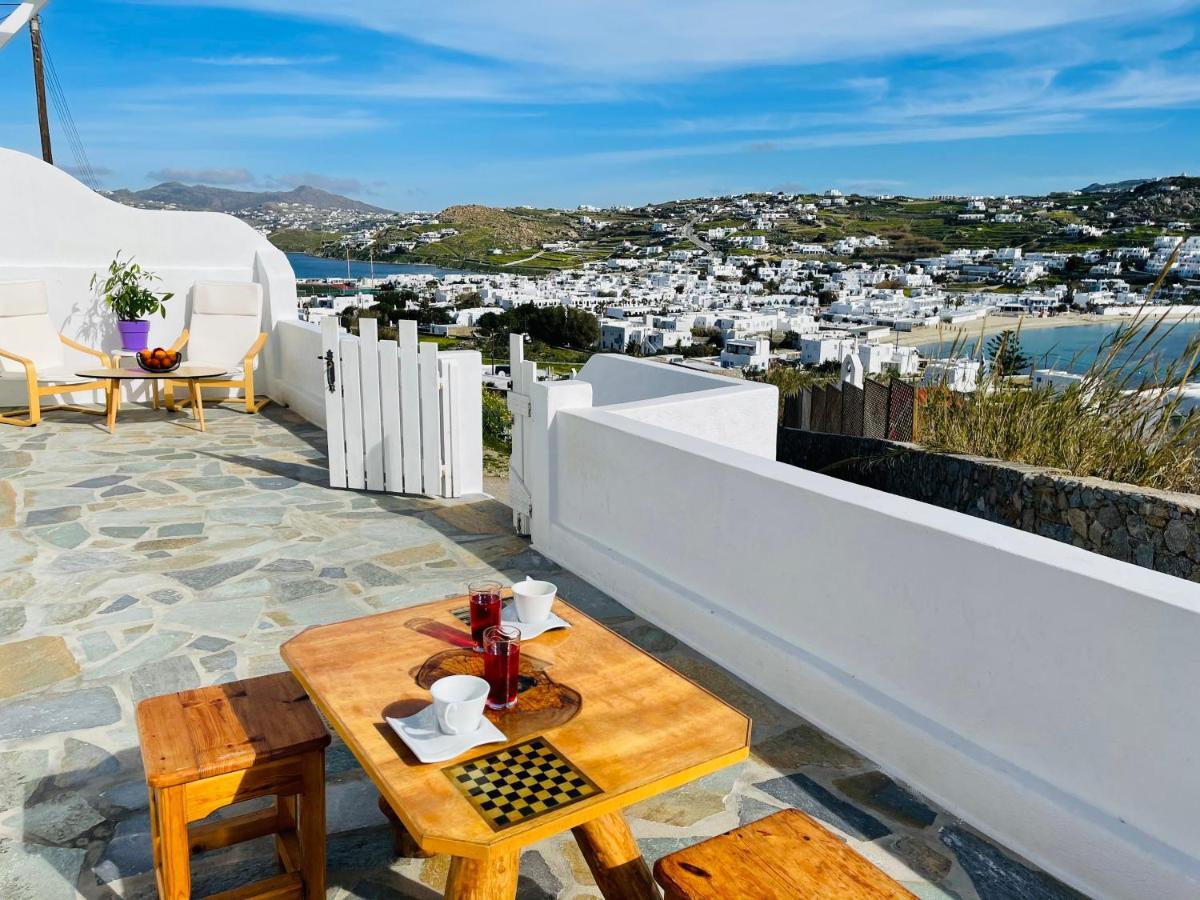 Vila Modern Cycladic Sea View House Ornos  Exteriér fotografie