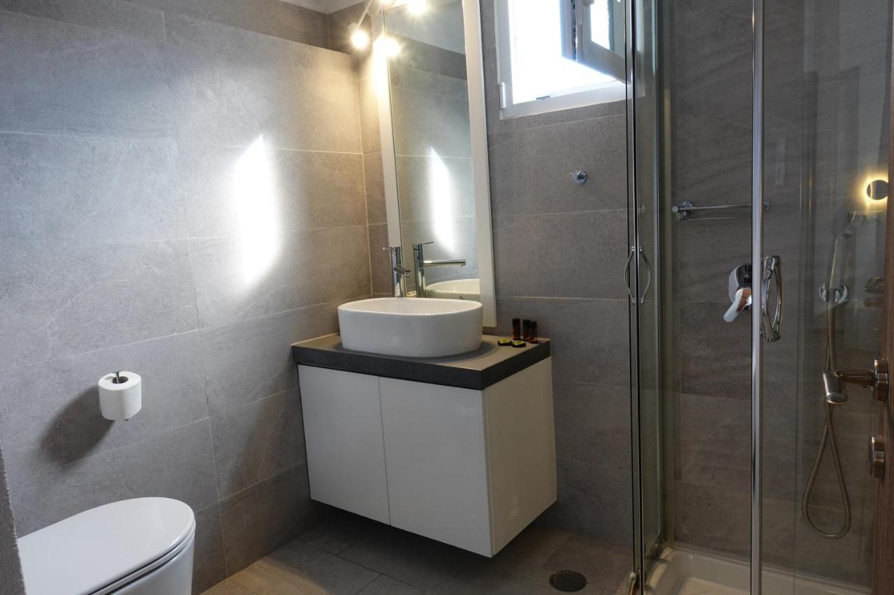 Vila Modern Cycladic Sea View House Ornos  Exteriér fotografie
