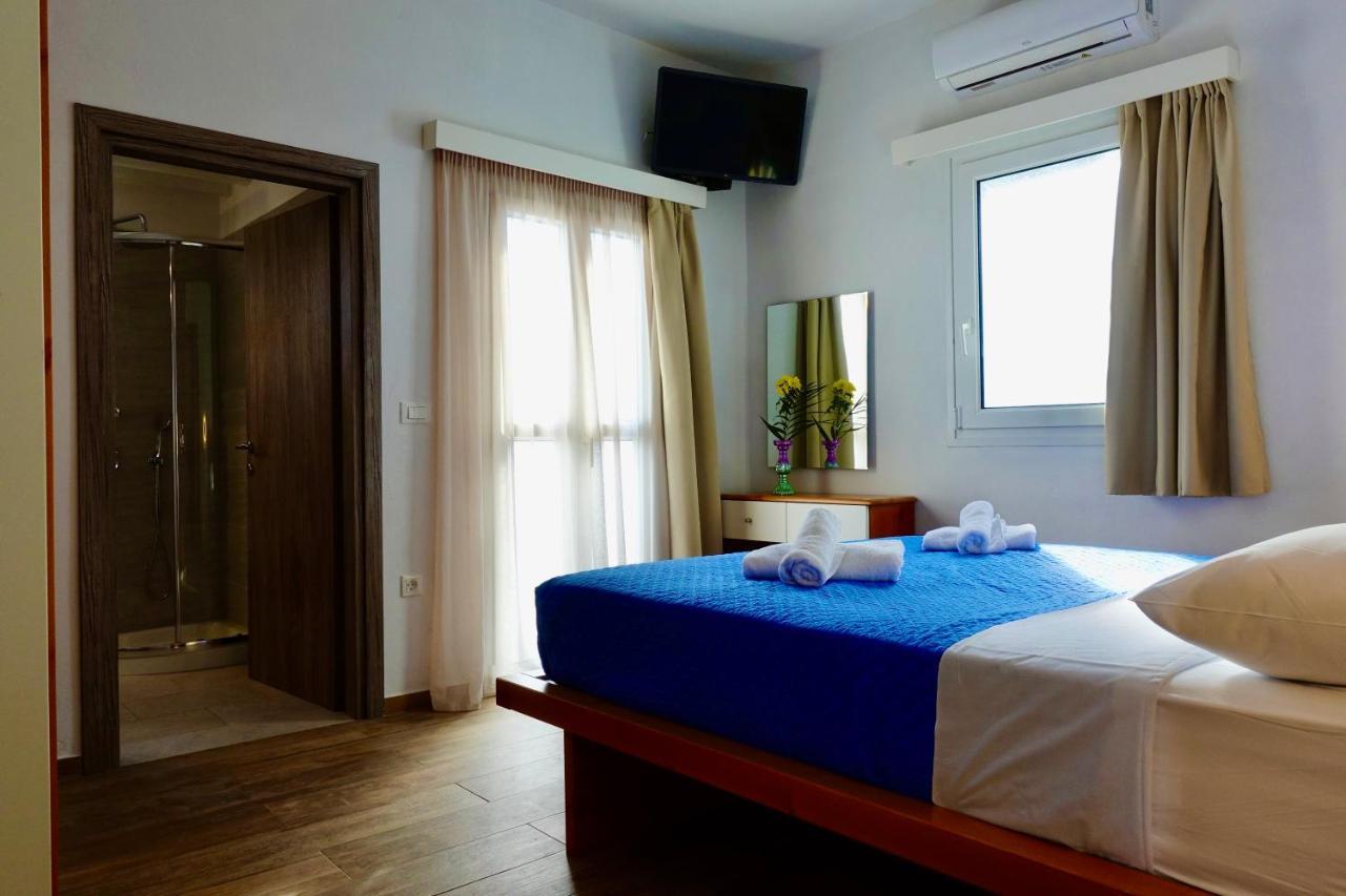 Vila Modern Cycladic Sea View House Ornos  Exteriér fotografie